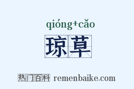 琼草是什么意思的图片
